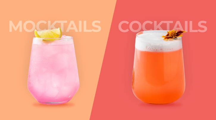 Khác biệt giữa cocktail và mocktail
